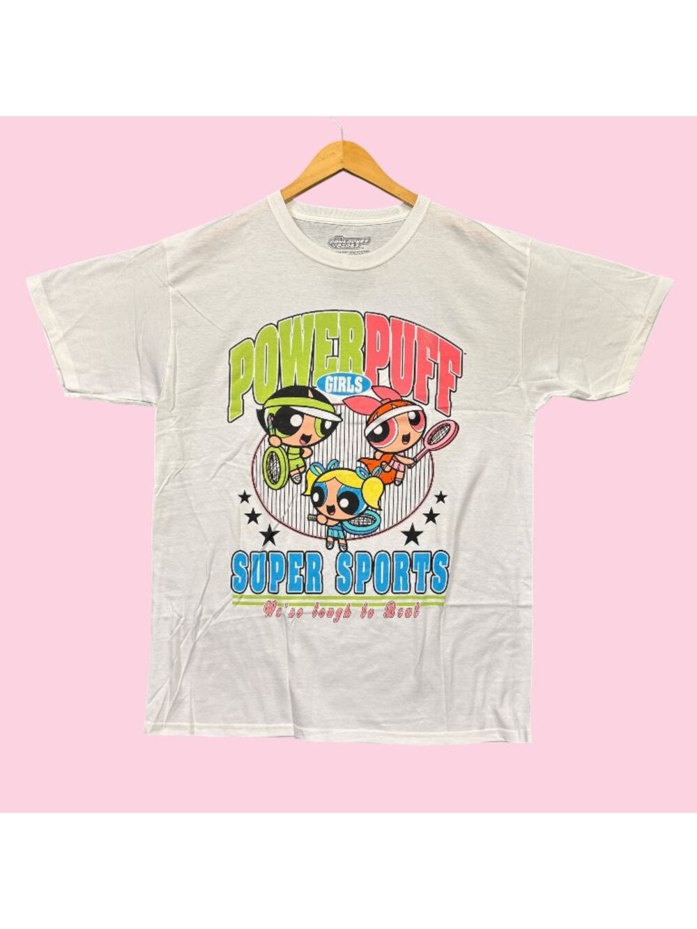 Cartoon Network The Powerpuff Girls Super Sports We're Tough To Beat Tee L